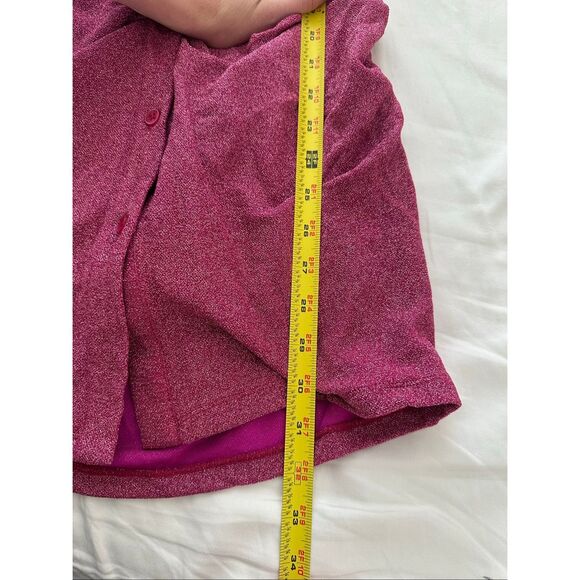 NWT Good American RUCHED PINK METALLIC SPARKLE MINI DRESS Size 3 or Large - Picture 5 of 8